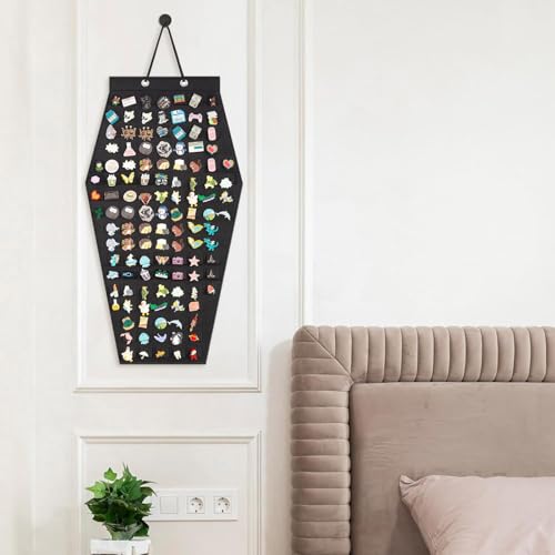 Práctico organizador de joyas para colgar en la pared, pequeño espacio, soporte de exhibición de bolsillo para estudiantes y amantes - imagen 3