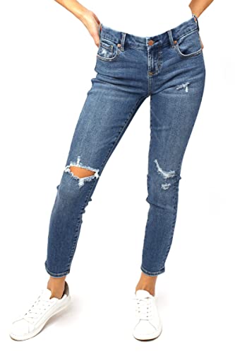 DEAR JOHN Joyrich Women's Jeans Skinny Leg Mid Rise