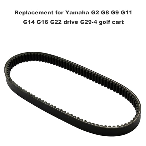 MDEOOSKY Drive Belt & Starter Generator Belt Set for Golf Cart Replacement for Yamaha G2 G5 G8 G9 G14 G16 G20, G22 Drive Gas 4 Cycle Models, Replace J55-G6241-00 J38-81173-00 by MDEOOSKY - Image 2