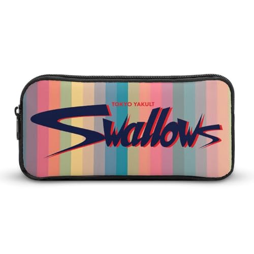東京ヤクルトスワローズ文具ケース ペンケース 収納グッズ 筆箱 ペンバッグ 筆入れ 多機能 学用品収納 大容量軽量 伸縮性が良く、繰り返し使用可能 傷防止 防汚 掃除が簡単 いろいろな文房具を収納 オフィス小物 コスメバッグとして 男女兼用 携帯便利