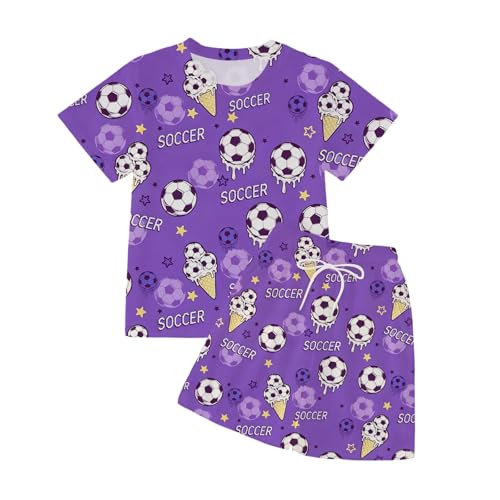 Conjunto de playa infantil con estampado de hielo ropa cómoda para tardes de parque