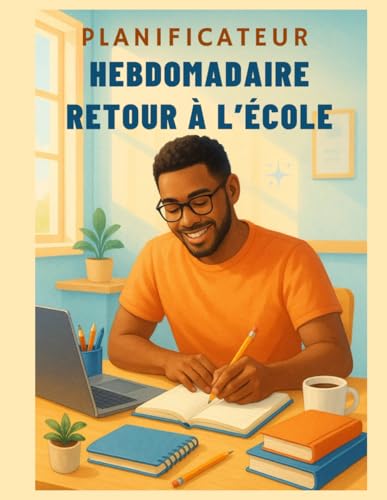 Planificateur hebdomadaire retour a l�fecole : Organisez votre annee avec motivation et productivite: Un agenda hebdomadaire pour