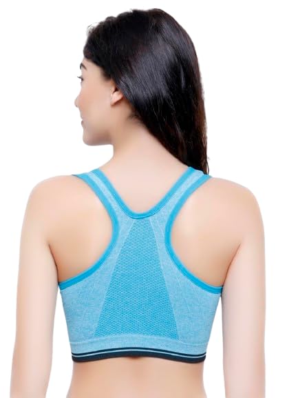fshway Women’s Front Zip Sports Bra with Removable Pads, High-Impact Support Active Top with Breathable Stretch Material, Secure Easy-Zip Design for Gym, Yoga, Running, Training-picture-39