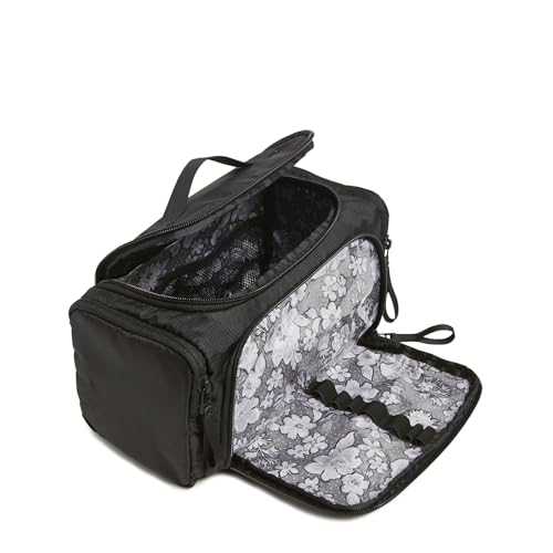 Vera Bradley Ripstop Large Travel Cosmetic Makeup Organizer Bag, Black2