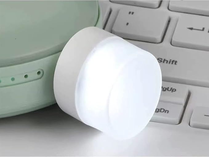 Mini LED Night Lamp, USB Powered Compact Light for Laptop, Power Bank, Decorative Ambient Lighting