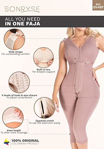 Image of Sonryse Full Body Shaper for Women Liposuction Compression Garments Fajas Colombianas Moldeadora para Mujer