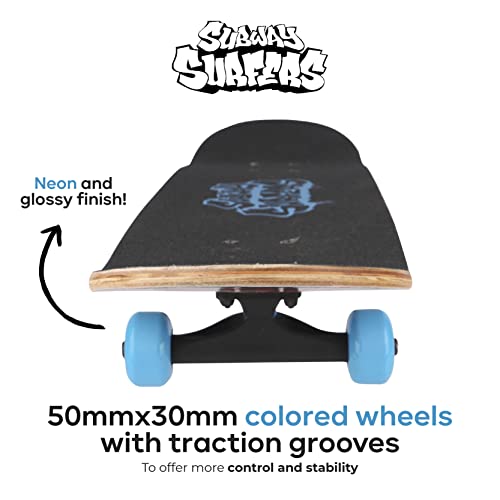 Sakar Subway Surfer Jake 31" Complete Cruiser Skateboard For Commuting, Cruising, And Tricks, Great For Kids & Teens #TOP4