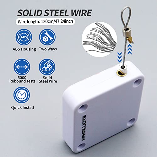 White Door Closer,Auto Door Closer,Nail Free Automatic Door Closer,Refrigerator Door Closer,Door Closer Slider (1) #TOP4