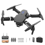 Drone AC Drones Fpv Camera 4kHD Mini Eonvy Air Plus Cámara De Control Remoto Interior Pequeña Cámara 4k Profesional Barato Sin Cepillo Motor Remoto App-controlado Con Cámara Quadcopter-Black||1