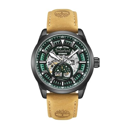 Montre Automatique Henniker Timberland en acier inoxydable et boîtier de 44 mm