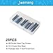 Joamang M6 x 40mm 45mm 50mm 55mm 60mm Hex Socket Head Cap Screws Bolts, 12.9 Grade Alloy Steel, Black Oxide Finish, Metric Allen Drive, Fully Threaded, Assortment Kit 25Pcs