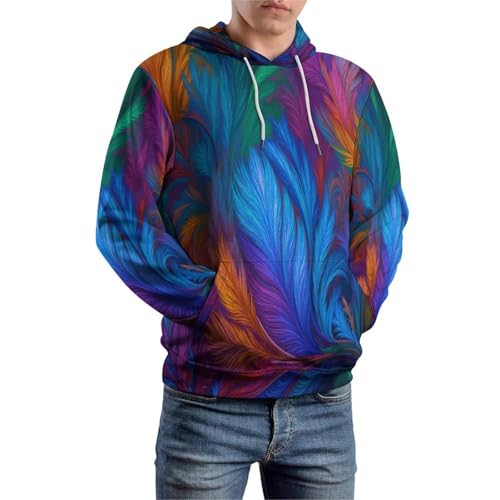 Pullover sweat à capuche 3D streetwear homme veste zippée femme