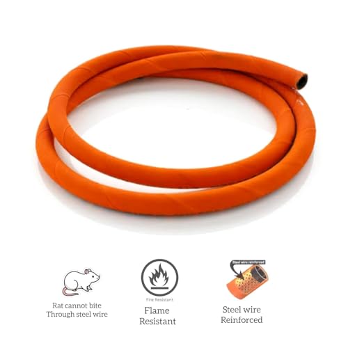 Image of ISI Gas Regulator with Gas Pipe and Free Gas Lighter Free 2 Clamps Hose Pipe pin