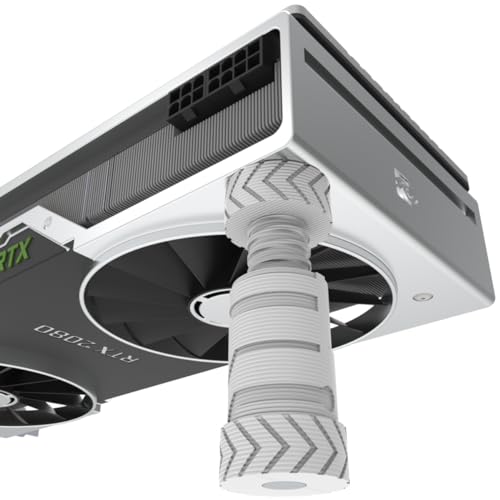 Suporte Vertical De Placa De Vídeo de 5 cm a 8 cm (Branco)