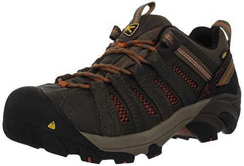 KEEN Utility herr FLINT LOW-M arbetssko, shitakbrun/rost, 10,5