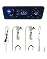 Digital Thermostat Control Board Kit Fit for Pit Boss 3/4/5 Series Vertical Pellet Smoker with LCD Display Hot Rod Ignitor RTD Temperature Probe Sensor
