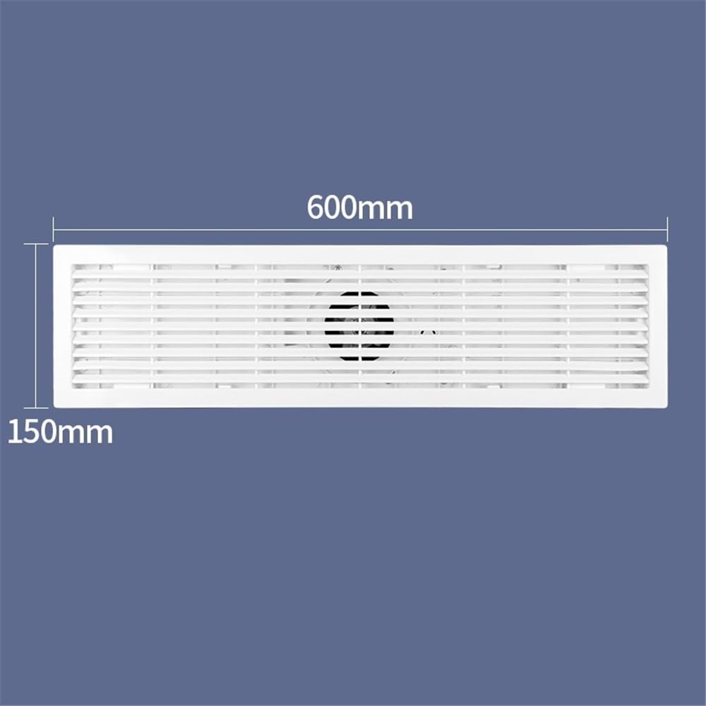 Ventiladores de ventilación Ventilador de ventilación de Tira Larga de 60 x 15 cm for Cocina, baño, Panel de Yeso, Extractor de Techo