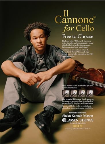 LARSEN STRINGS Il Cannone Cello-Saiten IL Cannone D Stahl Direct & Focused