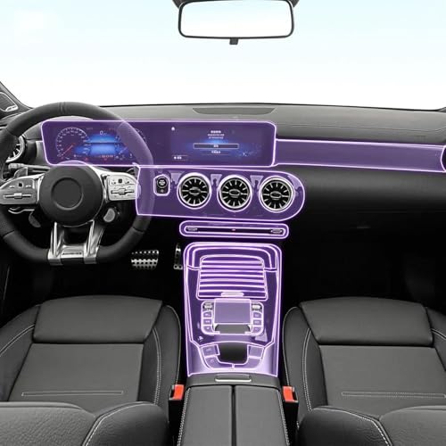 Écran GPS rayé Mercedes Classe A AMG solution film TPU invisible