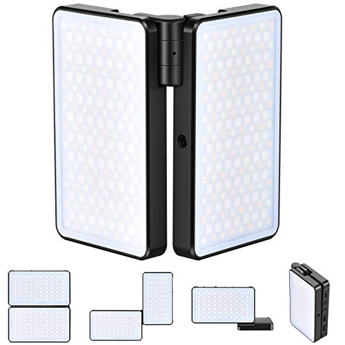 Ulanzi RGB LEDビデオライト 折りたたみ式 2パック 両面回転 撮影ライト 撮影照明ライト 無段階調光 色温度2600-12000K CRI 97 360°フルカラー 12照明効果モード 3200mAhバッテリー内蔵 usb-c充電式 生放送、自撮り、YouTube、TIKTOK、商品撮影、ビデオ撮影、動画撮影 雰囲気ライト 補助光源 Ulanzi RGB LEDビデオライト 折りたたみ式 2パック 両面回転 撮影ライト 撮影照明ライト 無段階調光 色温度2600-12000K CRI 97 360°フルカラー 12照明効果モード 3200mAhバッテリー内蔵 usb-c充電式 生放送、自撮り、YouTube、TIKTOK、商品撮影、ビデオ撮影、動画撮影 雰囲気ライト 補助光源