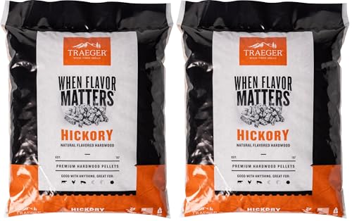 Traeger Hickory Pellets (Pack of 2)