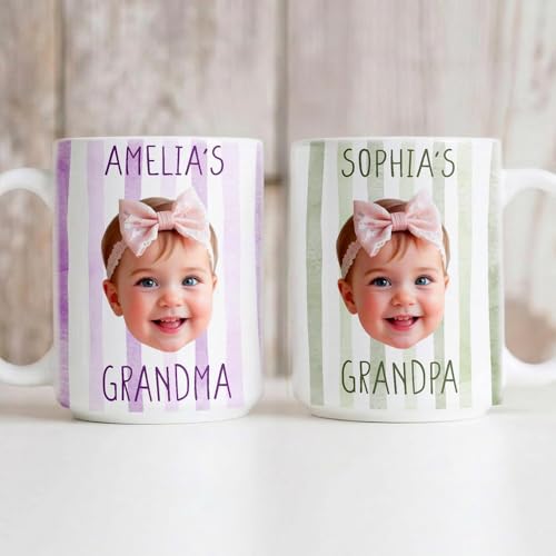 Taza personalizada Día del Padre con foto y texto miniatura 4