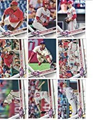 2019, 2018, 2017, 2016, 2015 Topps Baseball Card Phillies Team Set Gift Lot (Complete Series 1 & 2 From All 5 Years) 150+ cards inc Aaron Nola RC, Rhys Hoskins RC, Bryce Harper in 5 acrylic cases + BONUS MIKE SCHMIDT CARD