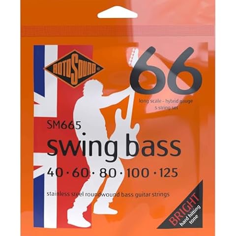 Rotosound SM665 Nickel Hybrid Roundwound Bass Strings Cover
