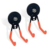 Acfruits Magnethaken 10 kg Tragkraft, Schwere Magnet-Haken für Garage Werkstatt Garten, Ohne Bohren für Gartengeräte, Werkzeuge, Innen/Außen