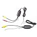 Produktbild Kalakass 2.4GHz Wireless Video Rückfahrkamera RCA Video Sender Empfänger Kit für Auto Rückfahrkamera Monitor Empfänger Cam DVD GPS Autoradio Player Modul Adapte Trigger