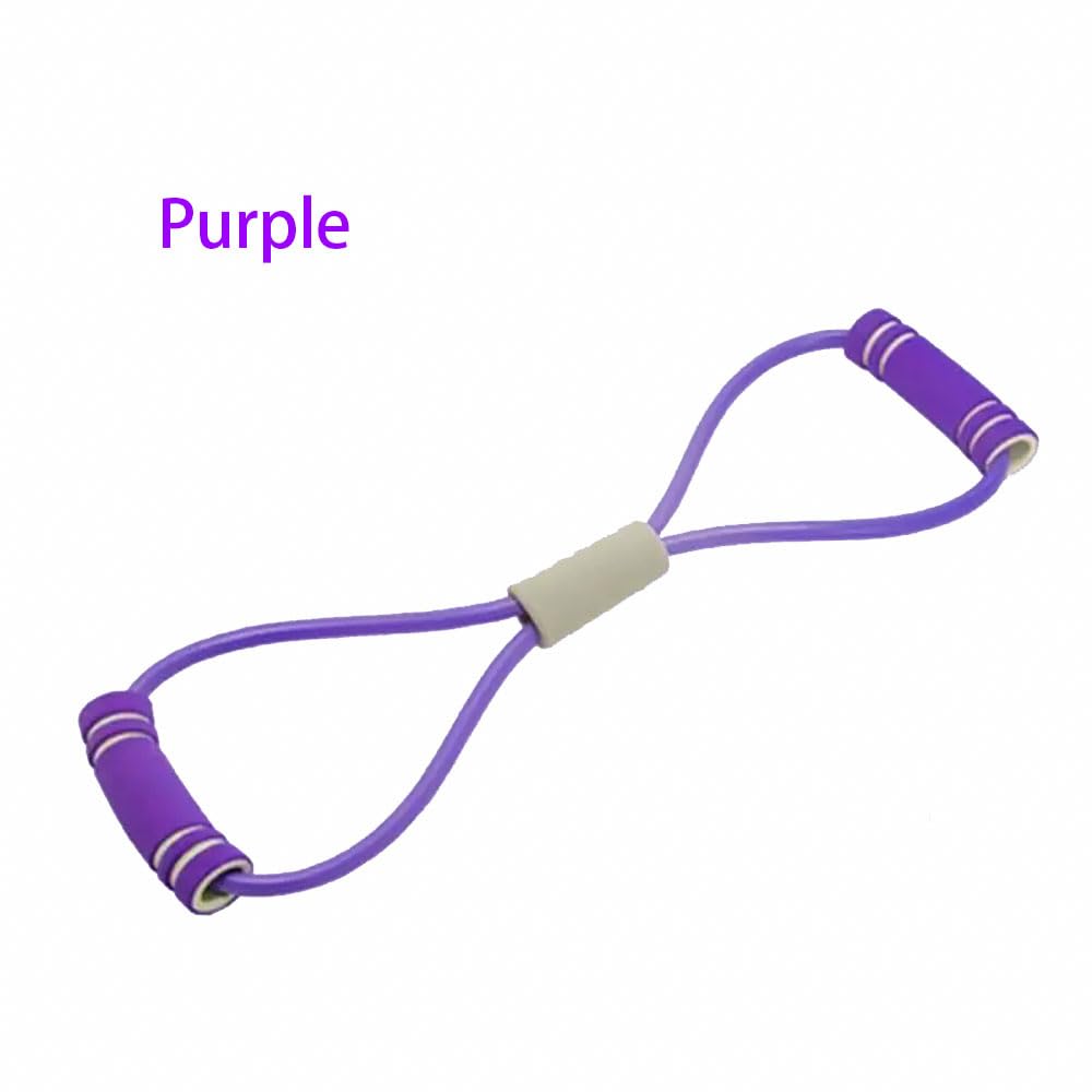 TOMOO Bandas de resistencia de yoga Fitness Figure-of-Oight Expansor de pecho elástico entrenamiento muscular, equipo de gimnasio Fitness bandas de goma deportivas entrenamiento de culturismo elástico