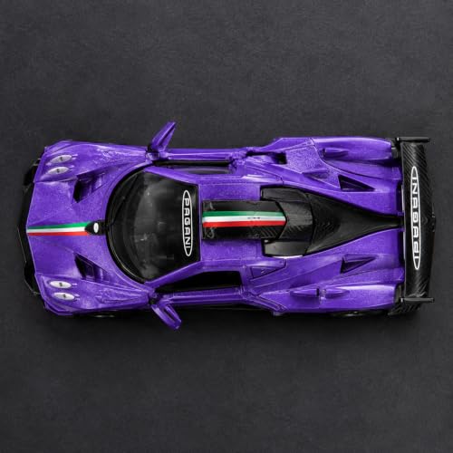 Image of Wizplex CCA Officially Licensed Pagani Zonda Revolucion 1:64 Scale Die Cast Metal Car - Collectible Alloy Track Hypercar with Openable Doors & Free-Rolling Wheels, Display Showpiece for Kids 3+