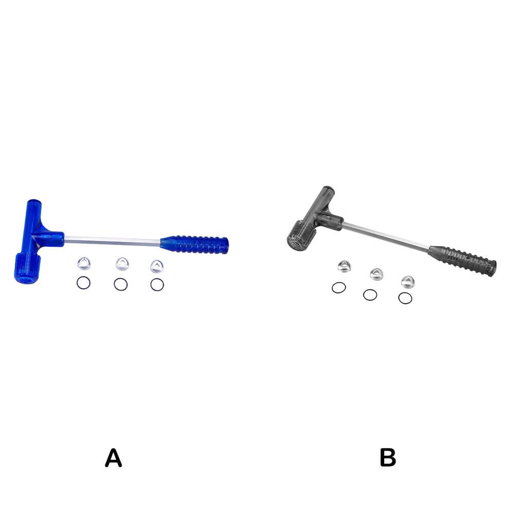 IOIUSKKU Martillo extractor de balas de impacto con tres juegos, herramienta manual de seguridad, agarre cómodo, taller de reparación multifuncional de resistencia, Azul
