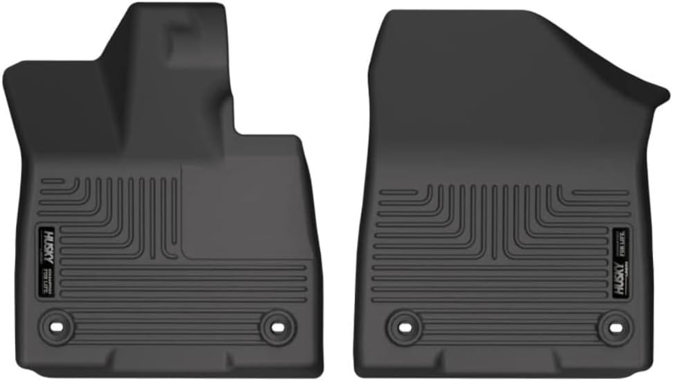 Husky Liners Weatherbeater Floor Mats | Fits 2021-2026 Toyota Sienna | Front Row, 2-pc Black - 18821