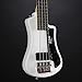 HOFNER Shorty Electric Bass Guitar, White, W/Gig Bag