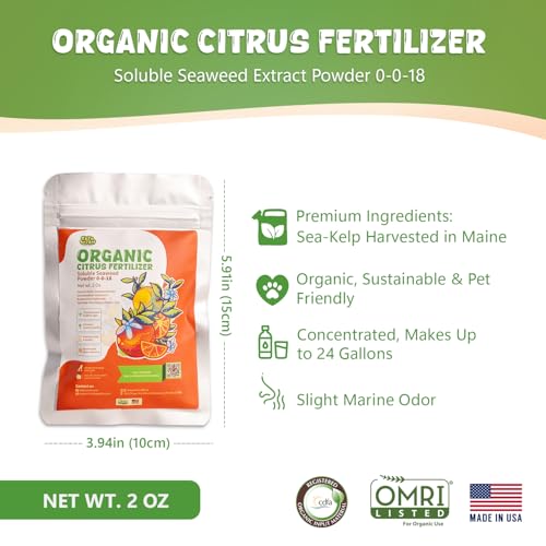 Fertilizante orgánico cítrico en polvo 2oz miniatura 2