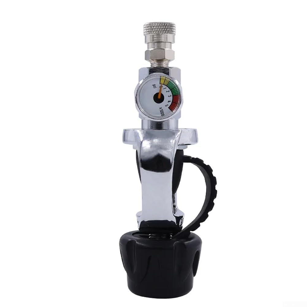 Válvula de prueba de buceo de latón Adaptador de tanque DIN G5/8