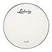 Ludwig LW4222V Vintage Logo 22-Inch White Bass Drum Resonant Head with Black Logo