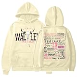 BANGELY Western Hoodie Women Rodeo Cow Skull Graphic Shirt Country Concert Vintage Sweatshirt Cowboy Long Sleeve Pullover