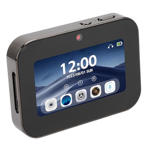 Fotocamera Digitale per Bambini con Lettore MP3, Videocamera Compatta per Lettore MP3 da 64 MP, con Touchscreen OLED da 3 Pollici, Batteria da 3600 MAh, per Studenti Adolescenti