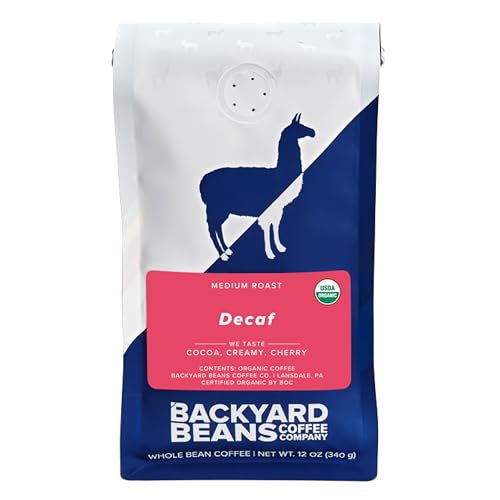 Backyard Beans Café Orgánico Descafeinado En Grano 12oz