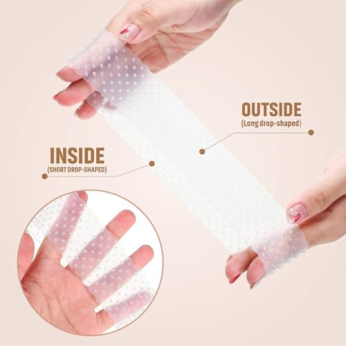 اربطة شعر مستعار سيليكون قابلة للتعديل من واي ار كيو اكس، شريط راس مضاد للانزلاق ومقاوم للعرق للرجال والنساء، ثبات قوي للحفاظ على الشعر المستعار وممارسة الرياضة واليوغا، ابيض شفاف