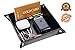 OARIE Men Valet Box, PU Leather Jewelry & Key Tray, Black
