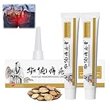 2pc Hämorrhoiden Salbe, Hämorrhoiden Creme, Hemorrhoid Cream, Effektive Linderung von Schmerzen, Juckreiz & Blutungen, Analfissuren und Analbeschwerden in und um den für die intensive Haut Pflege