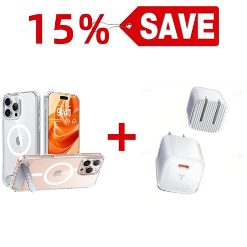 TORRAS Low Temp 30W USB C Charger & Magnetic Case — Buy Together to Save 15%