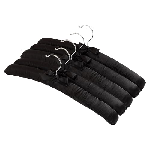 Perchas Ropa Terciopelo Negro Marca UMore