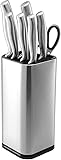 Kitchen Knife Holder,Stainless Steel Universal Knife Block Holder,Edge-Protect Knife Storage Organizer,Space-Saving Knife Storage Countertop, Slotless Knife Holder Storage for Kitchen Counter