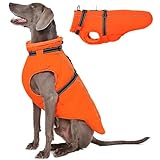 Imperméable et chaud : la surface du manteau pour chien est fabriquée en tissu polyester, coupe-vent et imperméable, ce qui peut garder le chien au sec les jours de pluie ou de neige. La doublure en polaire douce apporte une double chaleur et protection au chien, permettant au chien de passer un hiver plus chaud