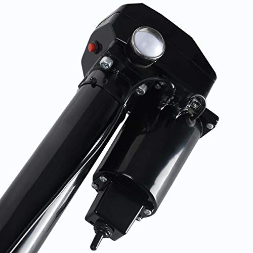 Manoch Lift Jack Electric Black Large Durable Water Seal Switch Powerful Trucks Trailer Lifting Height: 18 Inches Lift Capacity: 3500 Pounds Fits 2 & 2.25Inches Standard Trailer Tongue Mounting Holes #TOP5