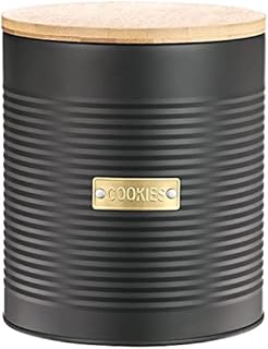 Typhoon Biscuit tin, Silicone, Black/Gold, One